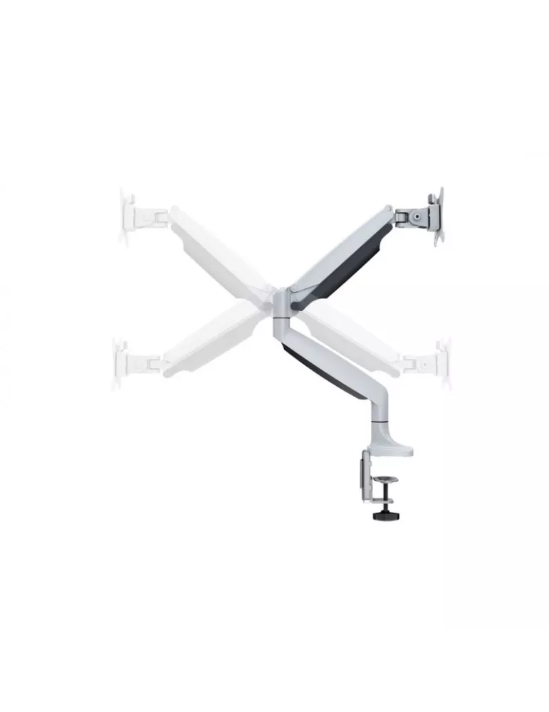 MULTIBRACKETS 7079 Support de table articulé Multibrackets Deskmount Gas Spring Single White - écran de 15" - 30" VESA Max 100x