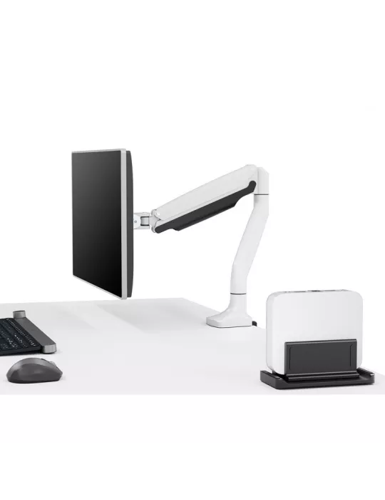 MULTIBRACKETS 7079 Articulated table stand Multibrackets Deskmount Gas Spring Single White - 15  - 30  screen VESA Max 100x100