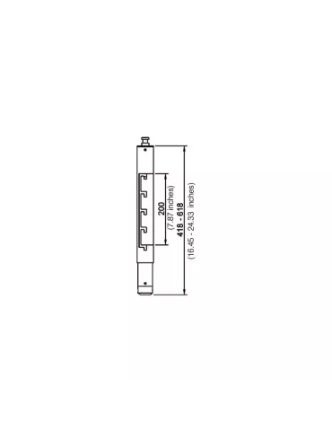 EUROMET 09262 Extension lead 40-60cm White EUROMET EUR09262 | MusicGoodDeal 2