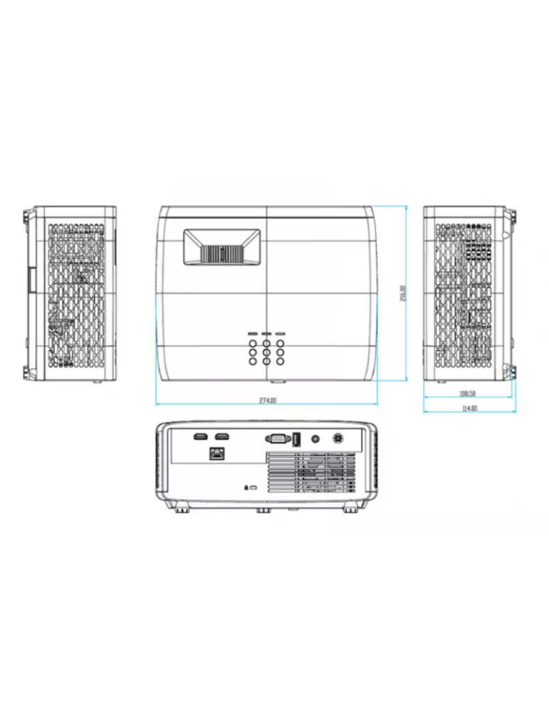 OPTOMA UHZ66 DLP Laser Installation UHD 4000 Lumens OPTOMA OPTUHZ66 | MusicGoodDeal
