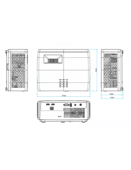 OPTOMA UHZ66 DLP Laser Installation UHD 4000 Lumen OPTOMA OPTUHZ66 | MusicGoodDeal