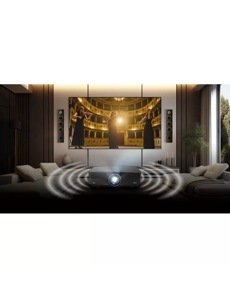 OPTOMA UHZ68LV Home-Cinema Láser Optoma Negro 4K UHD 5000 Lúmenes OPTOMA OPTUHZ68LV | MusicGoodDeal