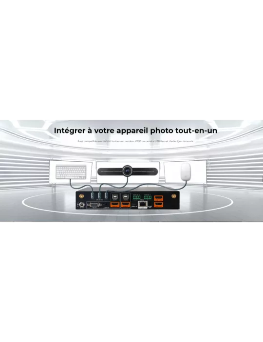 INFOBIT ISHAREPLUS Switcher de presentation Multiview 4x2 + sans fil BYOD Infobit iShare+