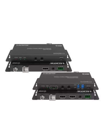 INFOBIT ITRANSF1000 10km HDMI 4K60 Fiber Optic Extension Kit with Infobit Audio Extraction - iTrans F1000 INFOBIT INFITRANSF10