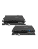 INFOBIT ITRANSF1000 Kit de extensión de fibra óptica HDMI 4K60 de 10 km con extracción de audio Infobit - iTrans F1000 INFOBIT