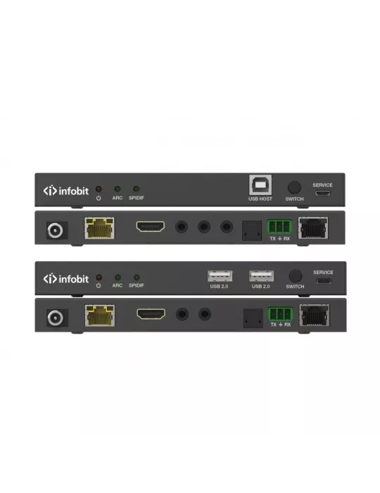 INFOBIT E100KR Receptor Extensor HDBaseT - E100K-R hasta 100m INFOBIT INFE100KR | MusicGoodDeal