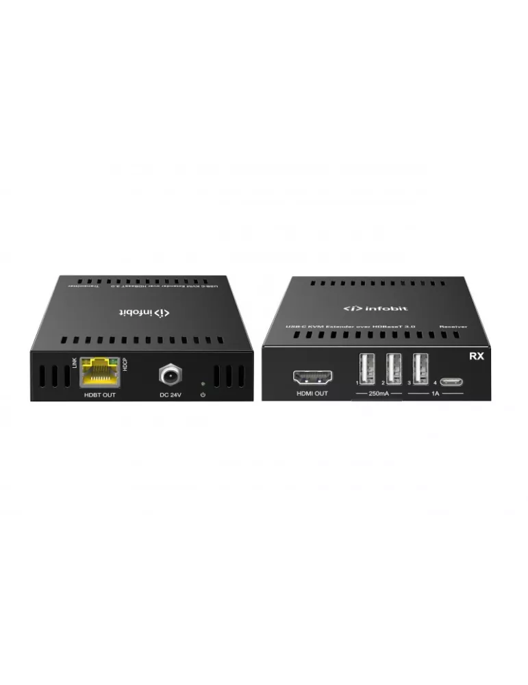 INFOBIT ITRANSUCHUB Kit Extender Infobit iTrans UC-Hub USB-C UC KVM INFOBIT INFITRANSUCHUB | MusicGoodDeal