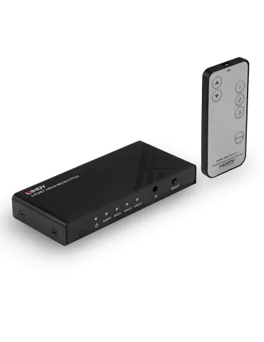 LINDY 38232 - Switch HDMI 18G 3 Ports - commute 3 sources 4K@60 vers 1 ecran