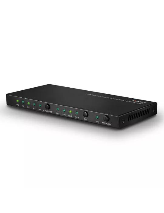 LINDY 38249 HDMI 2.0 18G 4-Port Switch mit Audio (REF ) LINDY LIN38249 | MusicGoodDeal