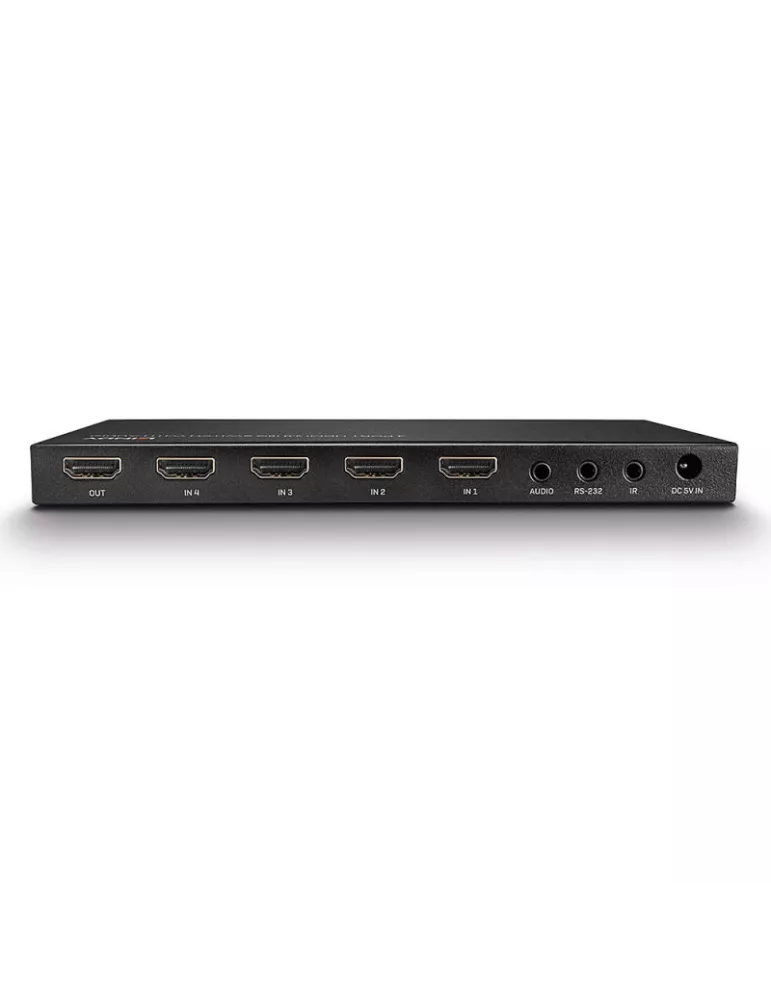 LINDY 38249 Switch HDMI 2.0 18G 4 Ports avec Audio (REF  )