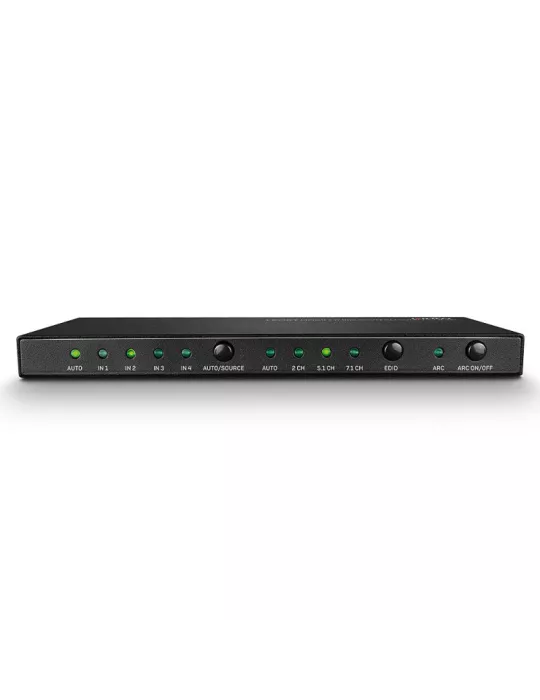LINDY 38249 HDMI 2.0 18G 4-Port Switch mit Audio (REF ) LINDY LIN38249 | MusicGoodDeal
