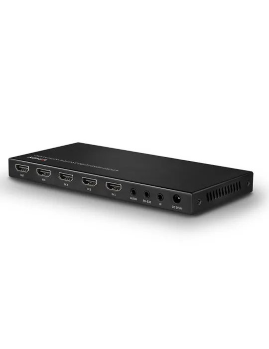 LINDY 38249 HDMI 2.0 18G 4-Port Switch mit Audio (REF ) LINDY LIN38249 | MusicGoodDeal