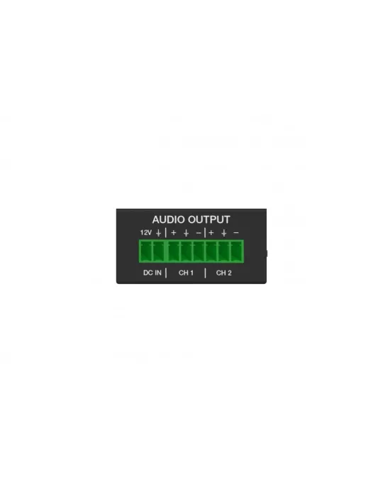INFOBIT DPR22 Recepteur/Decodeur Audio analogique DANTE -  iTrans DP-R-22 avec POE et port Phoenix