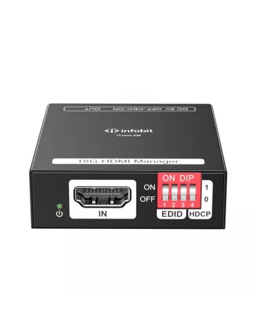 INFOBIT iTRANSEM Switcher iTrans EM Infobit HDMI 18 Gbit s mit EDID- und HDCP-Manager INFOBIT INFiTRANSEM | MusicGoodDeal