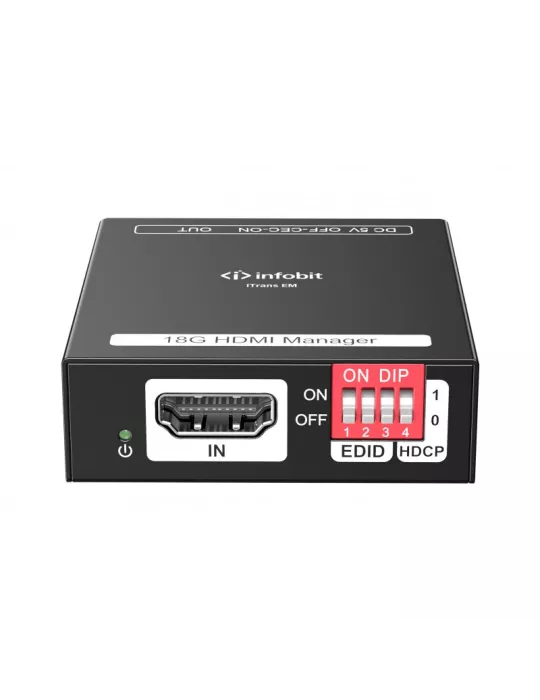 INFOBIT iTRANSEM Switcher iTrans EM Infobit HDMI 18 Gbit s mit EDID- und HDCP-Manager INFOBIT INFiTRANSEM | MusicGoodDeal