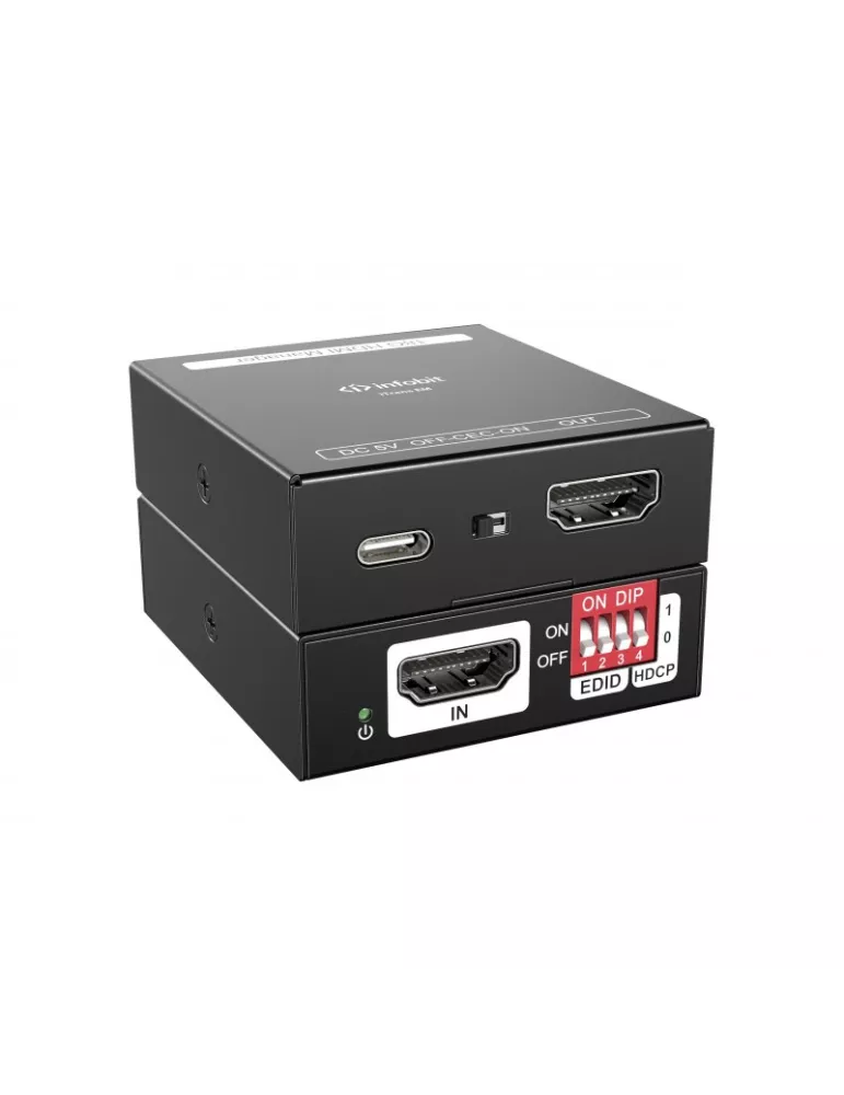 INFOBIT iTRANSEM Switcher iTrans EM Infobit HDMI 18 Gbit s with EDID and HDCP manager INFOBIT INFiTRANSEM | MusicGoodDeal
