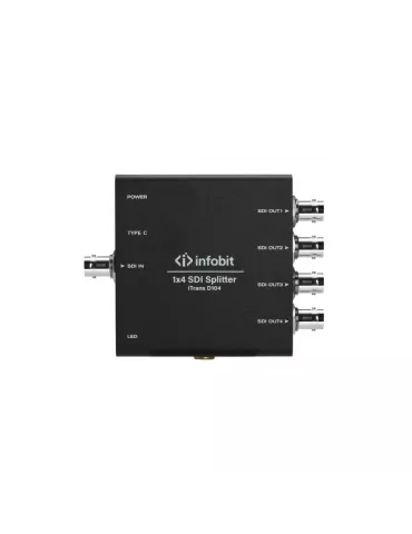 INFOBIT iTRANSD104 Splitter 3G-SDI 1×4  iTrans D104