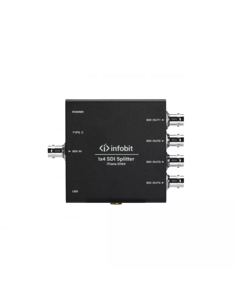 INFOBIT iTRANSD104 Splitter 3G-SDI 1 4 iTrans D104 INFOBIT INFiTRANSD104 | MusicGoodDeal