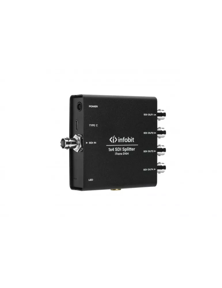 INFOBIT iTRANSD104 Splitter 3G-SDI 1×4  iTrans D104