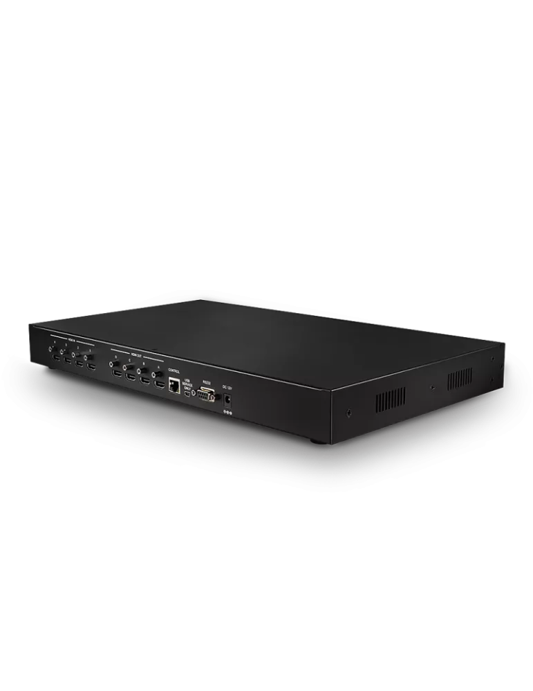 LINDY 38131  Matrix Scaler HDMI conmutador 4x4 con función de pared de pantalla LINDY LIN38131 | MusicGoodDeal