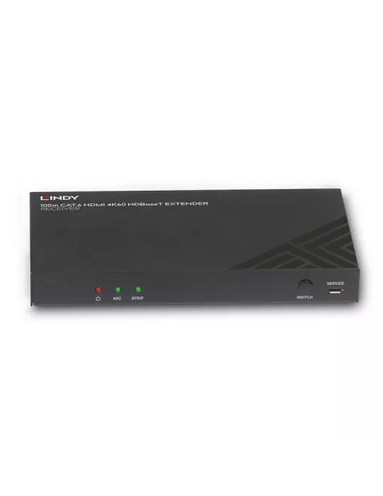 LINDY 38342 Lindy  Récepteur HDBaseT Cat.6 HDMI 4K60 Audio IR & RS-232 100m