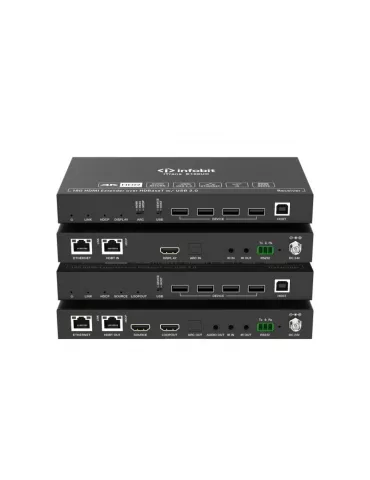 INFOBIT iTRANSE100UC HDMI Extender Infobit - iTrans E100UC on HDBaseT 3.0 with USB2.0 INFOBIT INFiTRANSE100UC | MusicGoodDeal