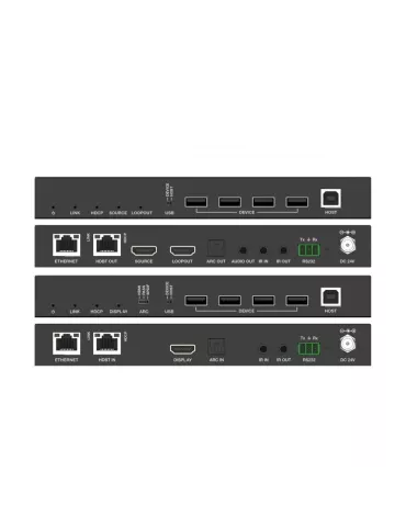 INFOBIT iTRANSE100UC HDMI-Extender Infobit - iTrans E100UC auf HDBaseT 3.0 mit USB2.0 INFOBIT INFiTRANSE100UC | MusicGoodDeal 2