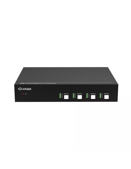 INFOBIT IMATRIXUB44 USB matrix iMatrix UB44 USB3.0 4x4 with IP control INFOBIT INFIMATRIXUB44 | MusicGoodDeal