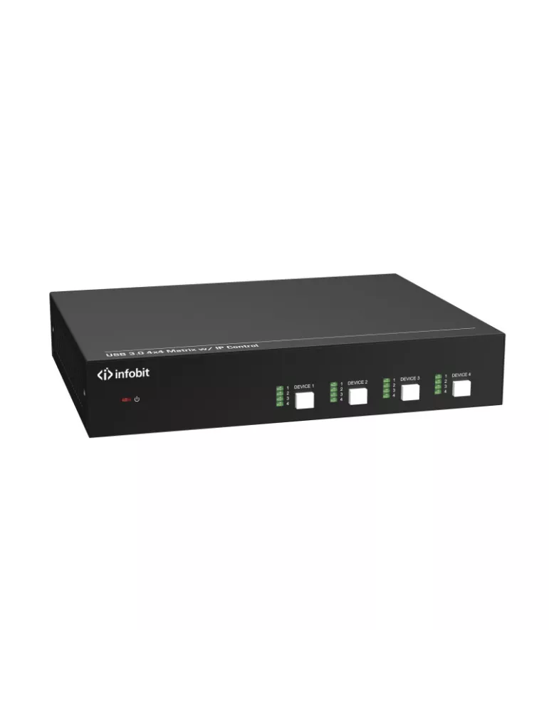 INFOBIT IMATRIXUB44 Matriz USB iMatrix UB44 USB3.0 4x4 con control IP INFOBIT INFIMATRIXUB44 | MusicGoodDeal