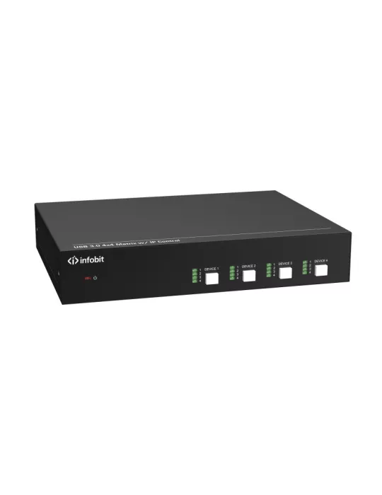 INFOBIT IMATRIXUB44 USB Matrix iMatrix UB44 USB3.0 4x4 mit IP-Steuerung INFOBIT INFIMATRIXUB44 | MusicGoodDeal