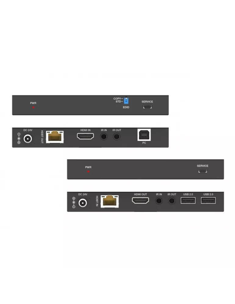 INFOBIT E150U2 Kit entension HDMI sur HDBaseT 150m Infobit - iTrans INFOBIT INFE150U2 | MusicGoodDeal