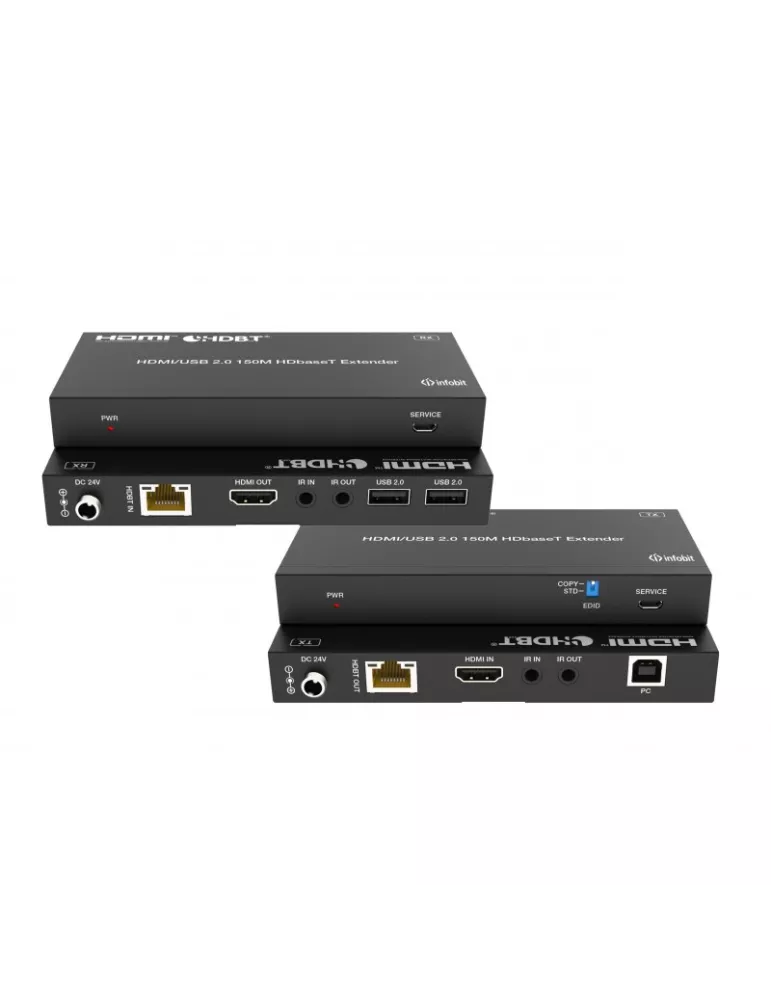 INFOBIT E150U2 Kit entension HDMI sur HDBaseT 150m Infobit - iTrans