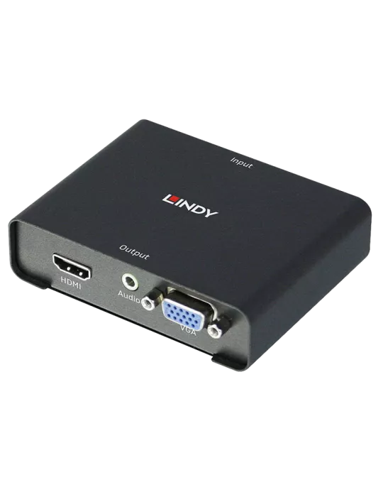 LINDY 38149   Divisor HDMI a HDMI y VGA con audio LINDY LIN38149 | MusicGoodDeal