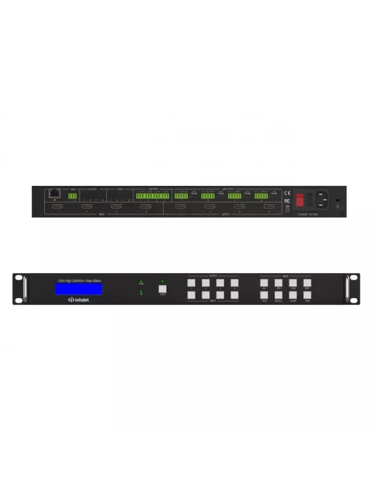 INFOBIT IMATRIXH44HAW Infobit HDMI-Matrix mit Videowand - iMatrix H44HAW INFOBIT INFIMATRIXH44HAW | MusicGoodDeal