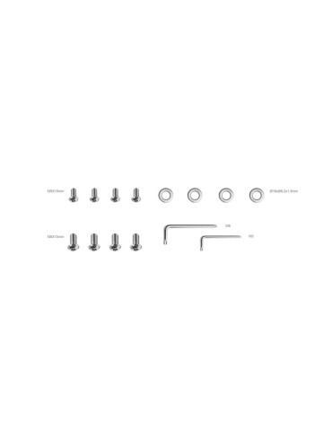 MULTIBRACKETS 4325 Packung mit 8 Anti-Diebstahl-Schrauben Anti-Theft screws Art  MULTIBRACKETS MUL4325 | MusicGoodDeal 2