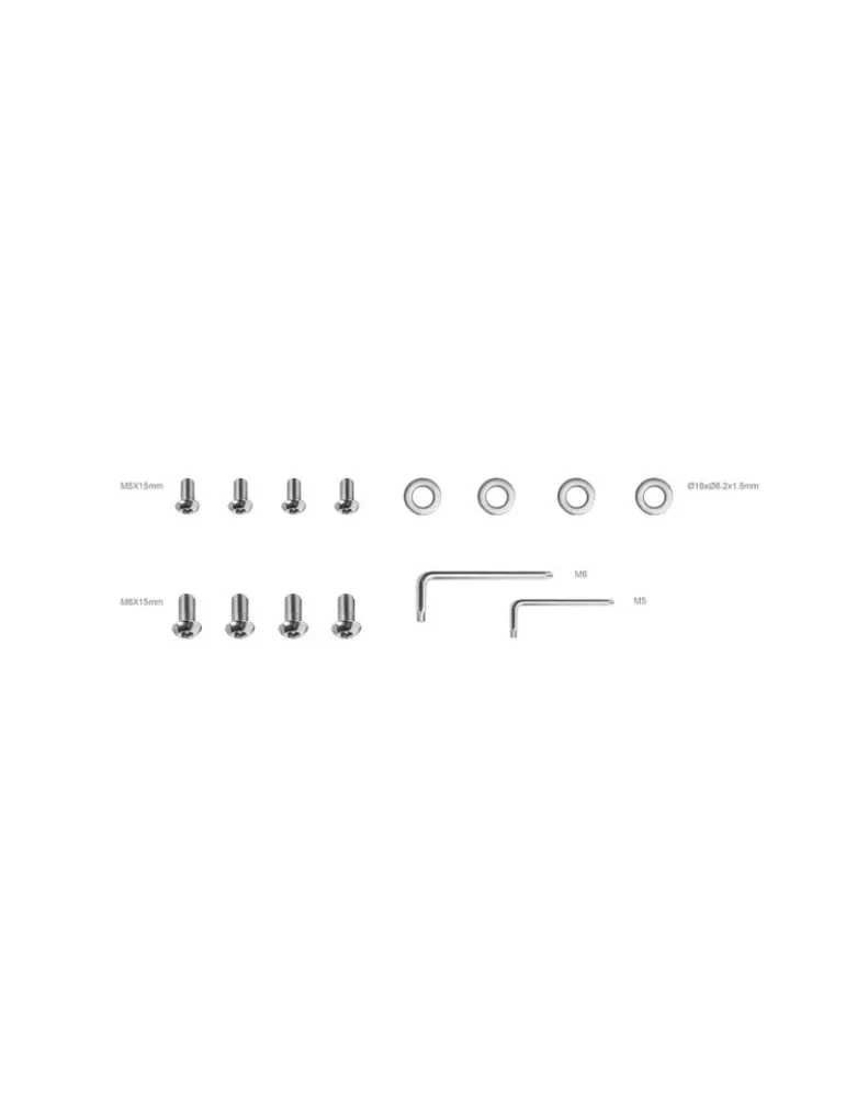 MULTIBRACKETS 4325 Pack de 8 vis antivol  Anti-Theft screws Réf: