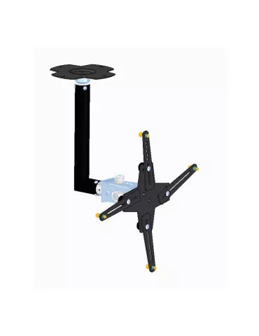 EUROMET 19043 Equerre mode portrait pour support  ARAKNO couleur noir (Ref ) 2