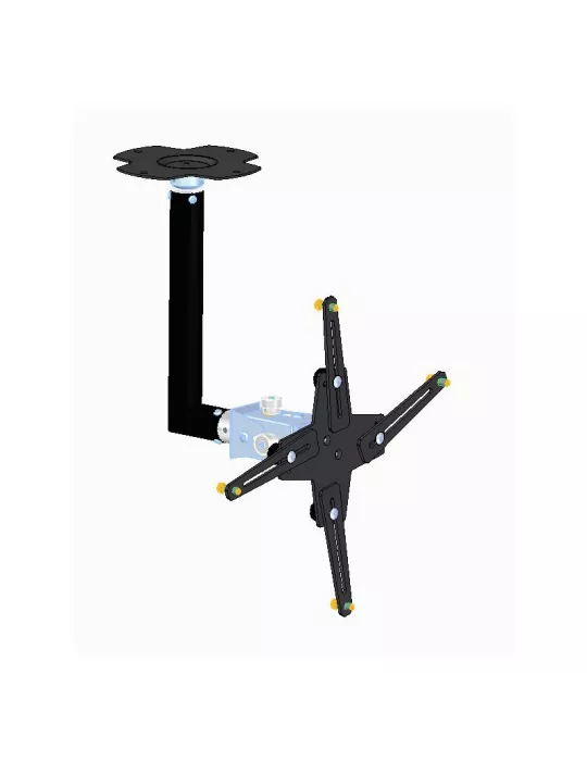 EUROMET 19043 Equerre mode portrait pour support  ARAKNO couleur noir (Ref )