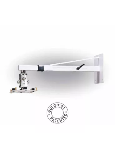 EUROMET 15463 Wall bracket for ARAKNO WALL projector White adjustable 60-90cm max load 45 kg EUROMET EUR15463 | MusicGoodDeal