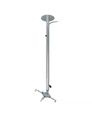 EUROMET 06631 Deckenhalterung Videoprojektor silber (Max 10 kg) Höhe 1150-1800 mm EUROMET EUR06631 | MusicGoodDeal