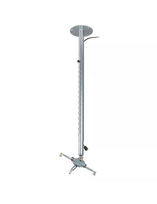 EUROMET 06631 Videoprojector ceiling mount silver (Max 10 kg) height 1150-1800 mm EUROMET EUR06631 | MusicGoodDeal