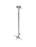 EUROMET 06631 Videoprojector ceiling mount silver (Max 10 kg) height 1150-1800 mm EUROMET EUR06631 | MusicGoodDeal