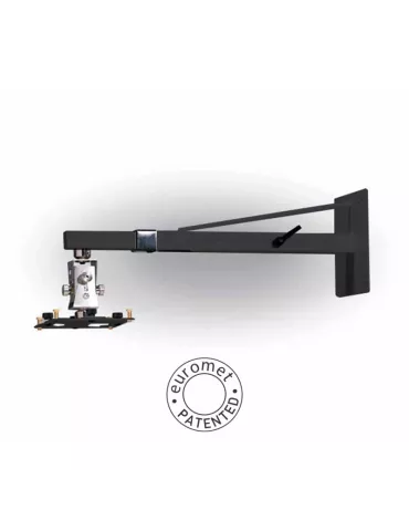 EUROMET 15462 Bracket for ARAKNO WALL videoprojector wall mount Black adjustable 60-90cm max load 45 kg EUROMET EUR15462 | Mus