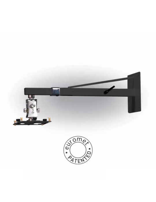 EUROMET 15462 Bracket for ARAKNO WALL videoprojector wall mount Black adjustable 60-90cm max load 45 kg EUROMET EUR15462 | Mus