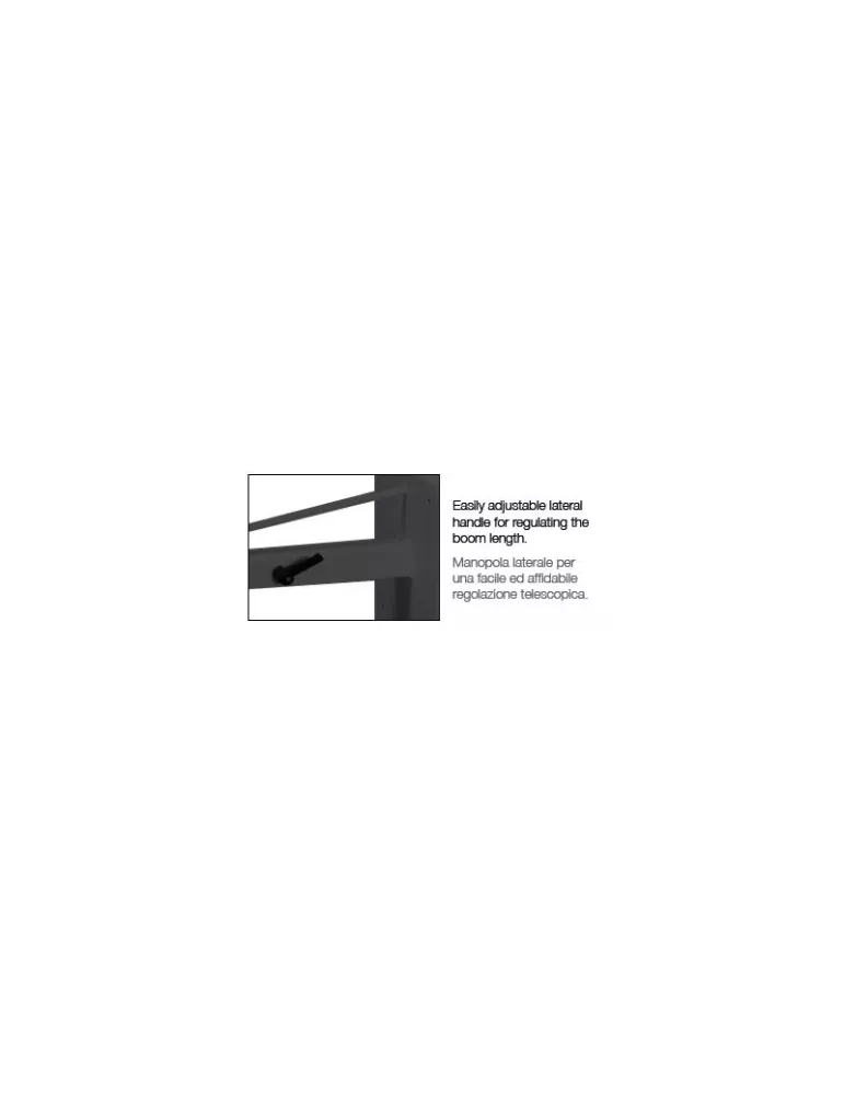 EUROMET 15462 Bracket for ARAKNO WALL videoprojector wall mount Black adjustable 60-90cm max load 45 kg EUROMET EUR15462 | Mus