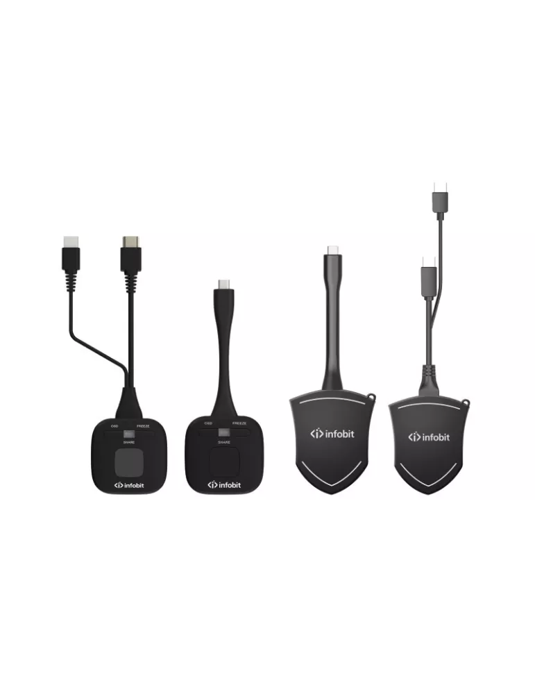 INFOBIT ISHAREX100 Recepteur Systeme presentation sans fil  iShare X100 BYOD 1 affichage 4K