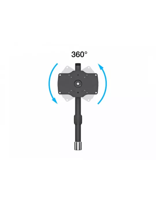 MULTIBRACKETS 7402 Erweiterung Drehbare Tischhalterung Multibrackets VESA Desktopmount Single Stand Expansion Kit -Bildschirm
