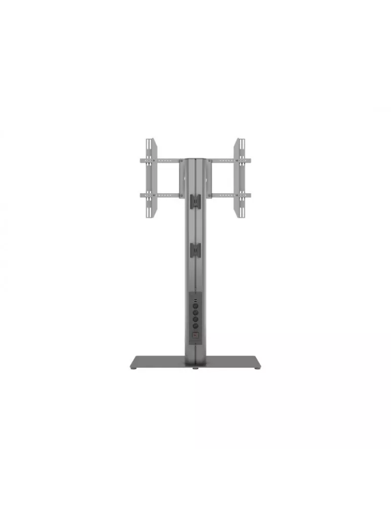MULTIBRACKETS 0860 Support sol avec tablette inclus Multibrackets Public Display Stand 145 HD Single Floorbase Black -écran50"-