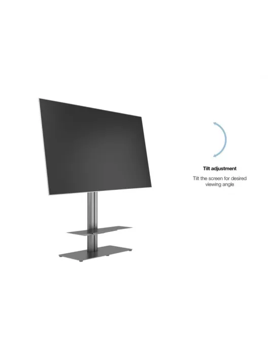 MULTIBRACKETS 0860 Bodenständer mit inkludiertem Tablet Multibrackets Public Display Stand 145 HD Single Floorbase Black -Bild