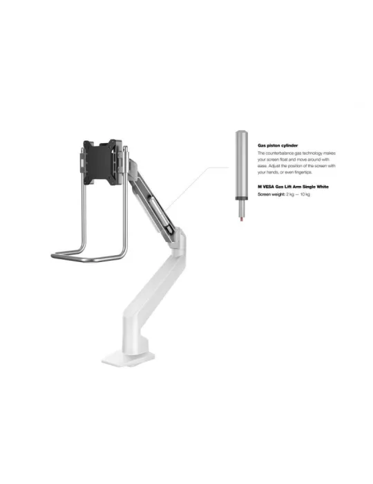 MULTIBRACKETS 2604 Articulated table support with handle Multibrackets Gas Lift Arm Single - 15 - 32  screen VESA Max 100x100